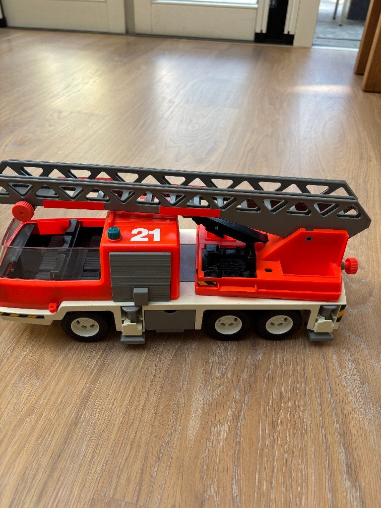 playmobil brandweerauto, Ophalen, Gebruikt