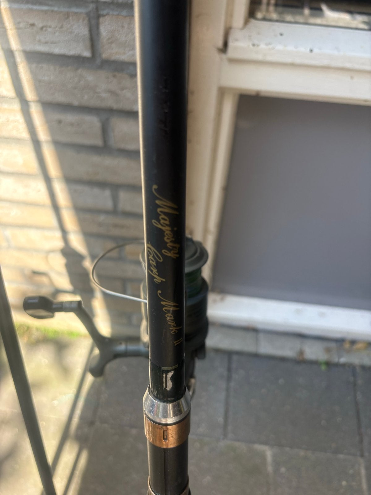 Karper hengel met molens, Ophalen, Gebruikt, Complete hengel