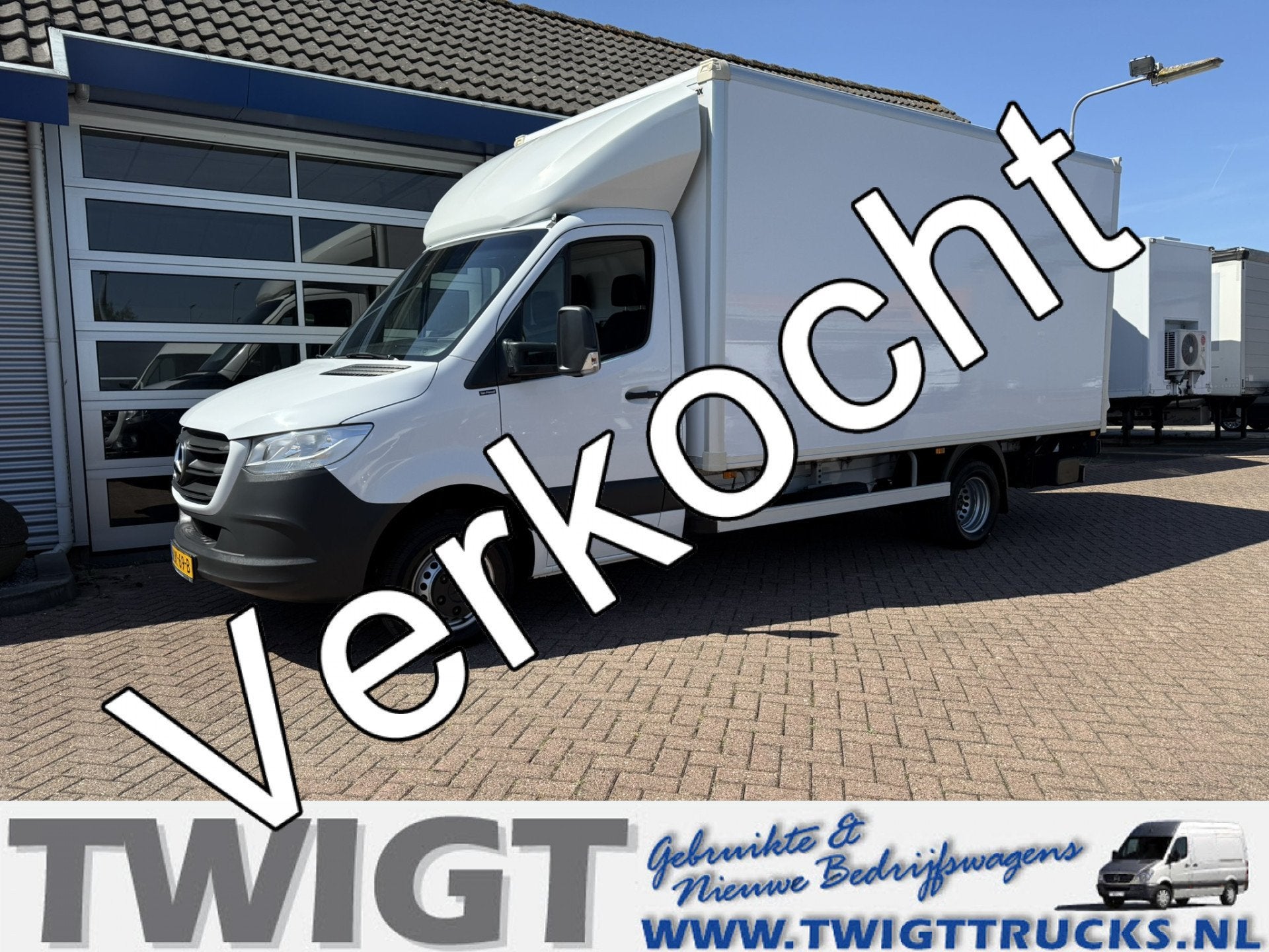 Mercedes-Benz Sprinter 514 2.2 CDI L3 EURO VI-D Bakwagen laa, Auto's, Achterwielaandrijving, Gebruikt, Wit, Bedrijf