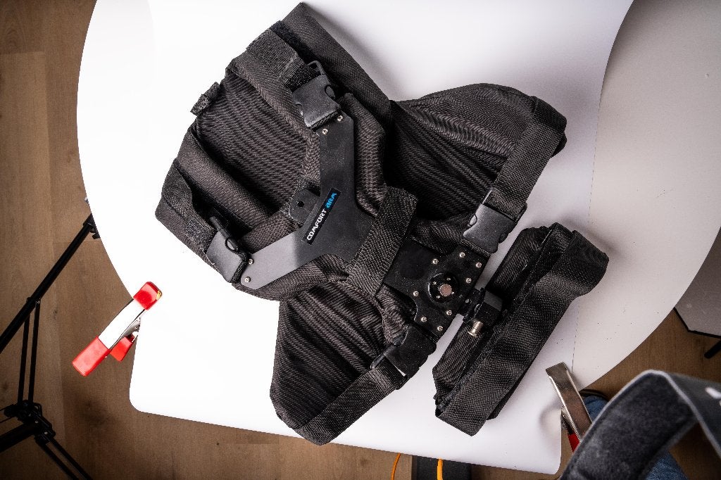 Flycam 5000 stabilizer + Galaxy arm & vest + Monitor (set), Overige merken, Gimbal, Ophalen, Gebruikt