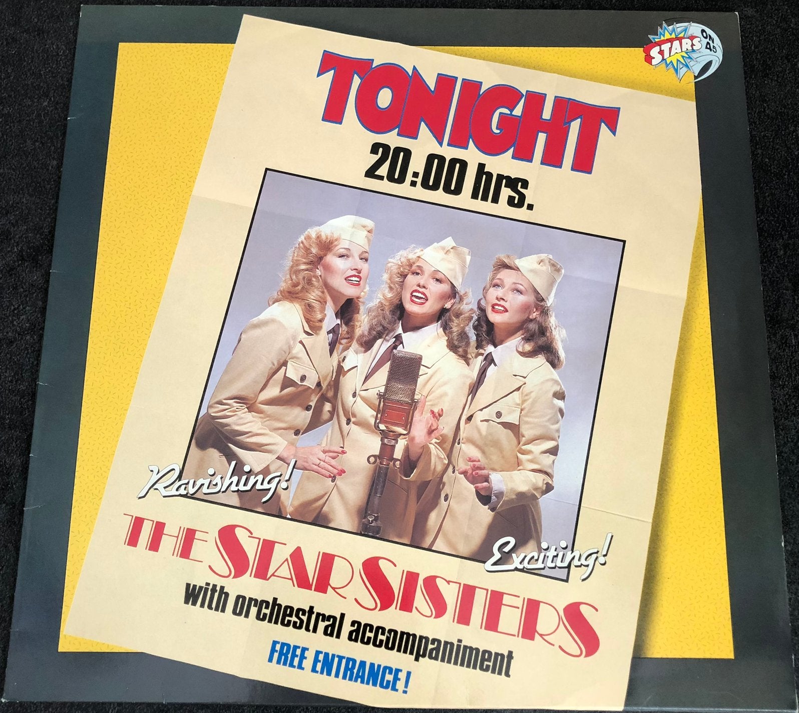 Vinyl LP: The Star Sisters Tonight 20:00 hrs., Cd's en Dvd's, Vinyl | Verzamelalbums, Zo goed als nieuw, Ophalen
