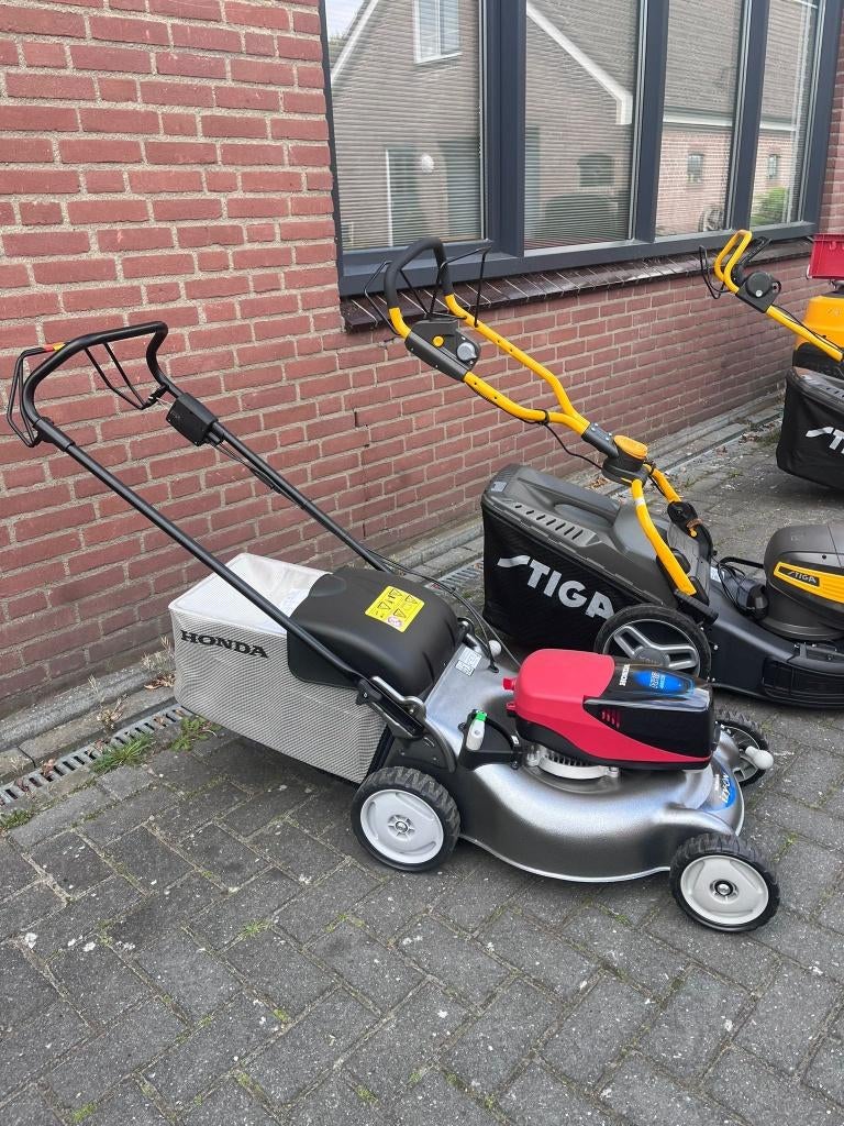 Honda accumaaier, Tuin en Terras, Ophalen, Cirkelmaaier, Opvangzak, HONDA