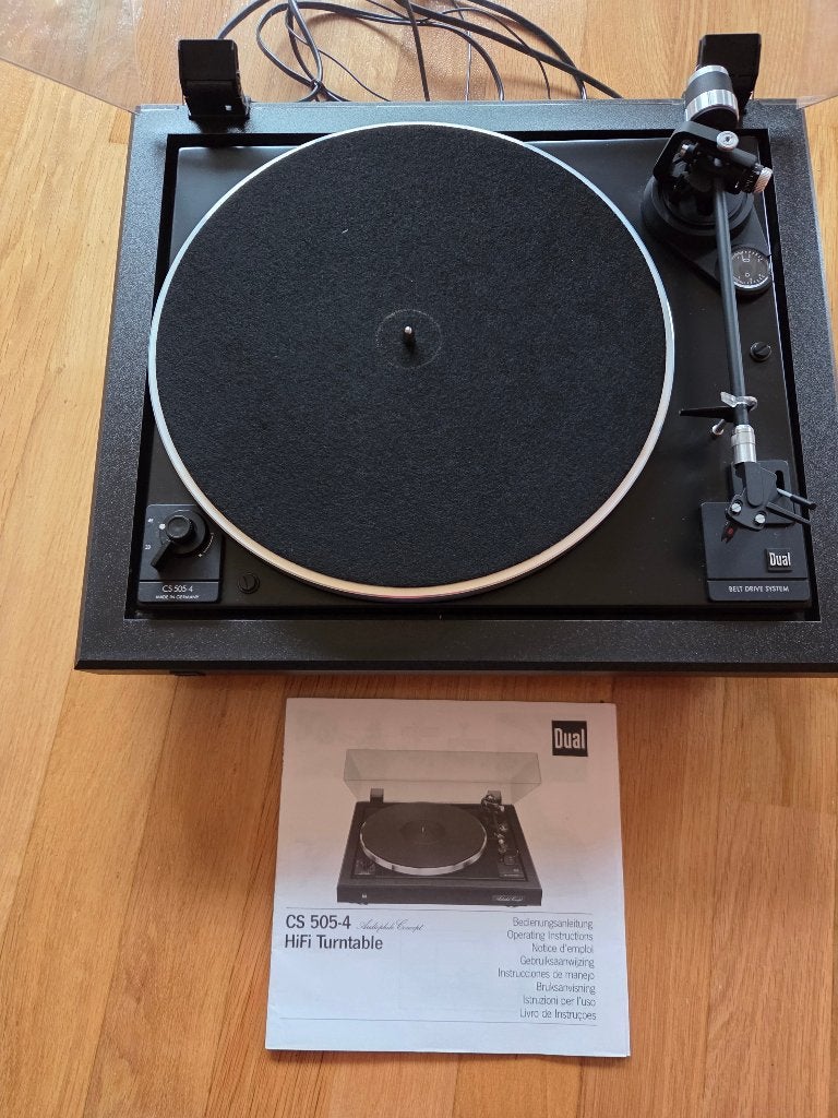 Dual CS 505-4 Platenspeler – Ortofon OM 10 - nieuwe snaar, Ophalen, Platenspeler, Dual, Gebruikt