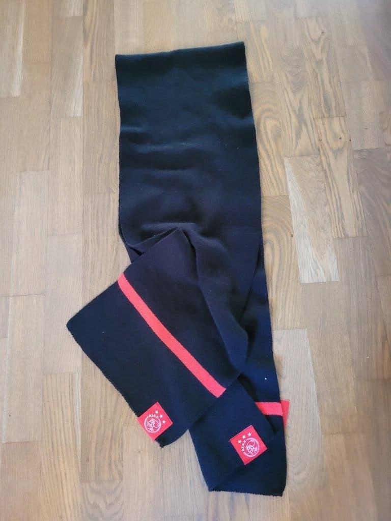 AFC Ajax Amsterdam - Sjaal - Zwart/Rood, Ophalen of Verzenden, Nieuw, Ajax, Vaantje of Sjaal