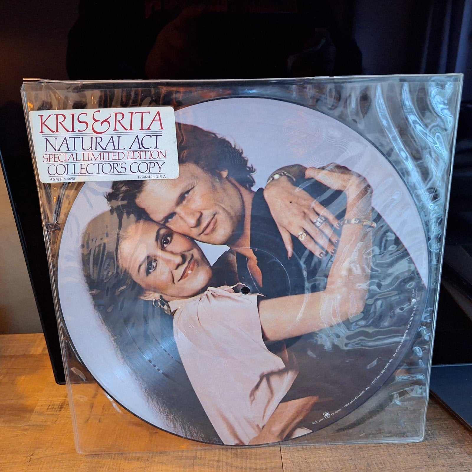 kris & rita natural  act picture disc vinyl, Cd's en Dvd's, LP, Gebruikt, Ophalen of Verzenden, Picture disc