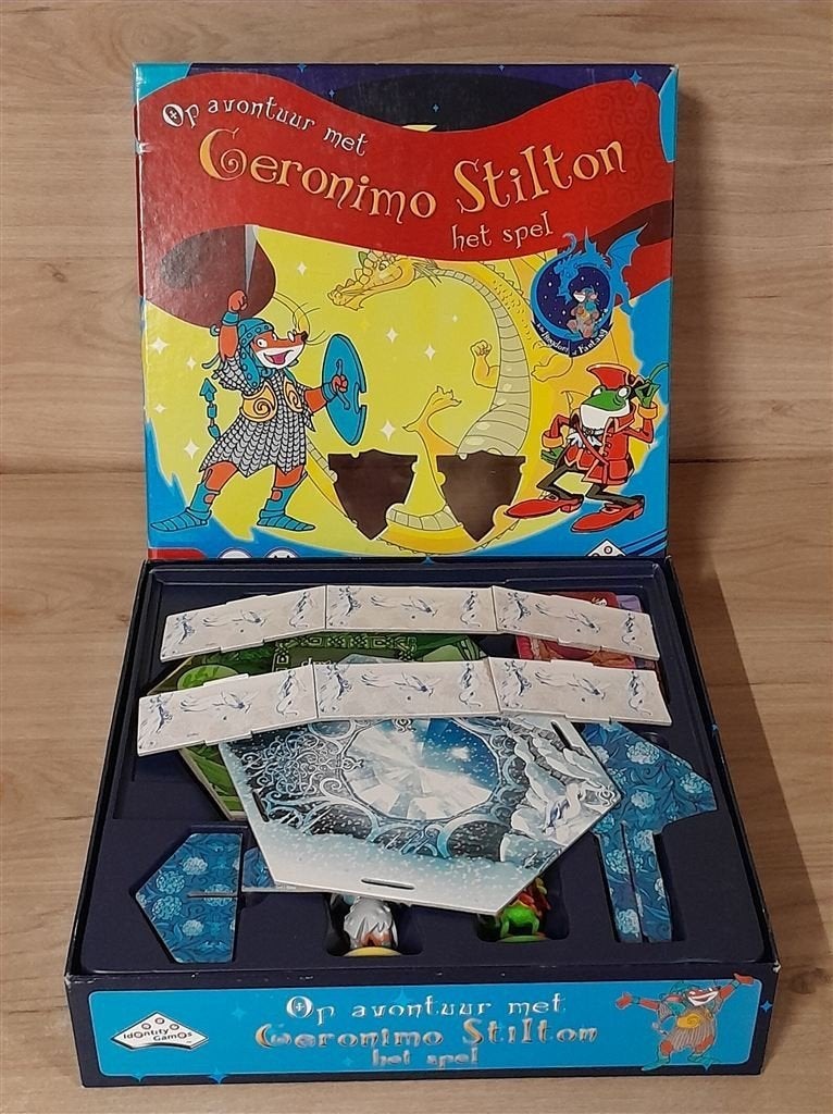 Op avontuur met Geronimo Stilton - het spel - s5319, Hobby en Vrije tijd, Gezelschapsspellen | Bordspellen, Verzenden, Zo goed als nieuw
