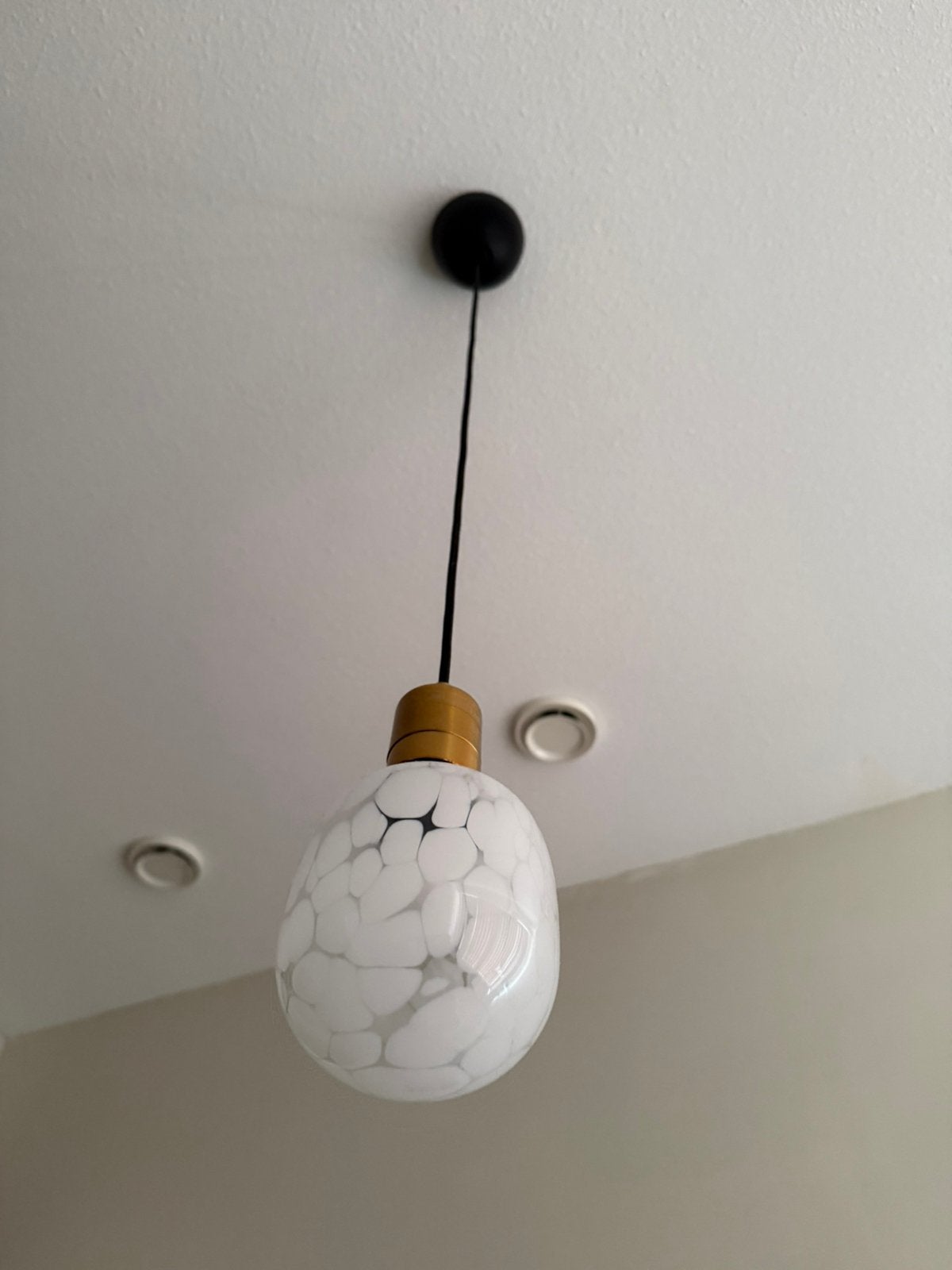 IKEA MOLNART, Huis en Inrichting, Lampen | Hanglampen, Gebruikt, Glas, Metaal, Verzenden