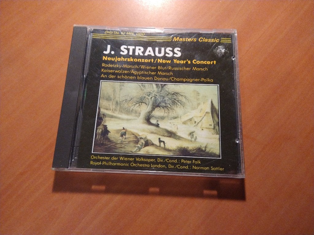 CD J. Strauss - Neujahrskonzert, Cd's en Dvd's, Ophalen of Verzenden, Romantiek, Zo goed als nieuw, Orkest of Ballet