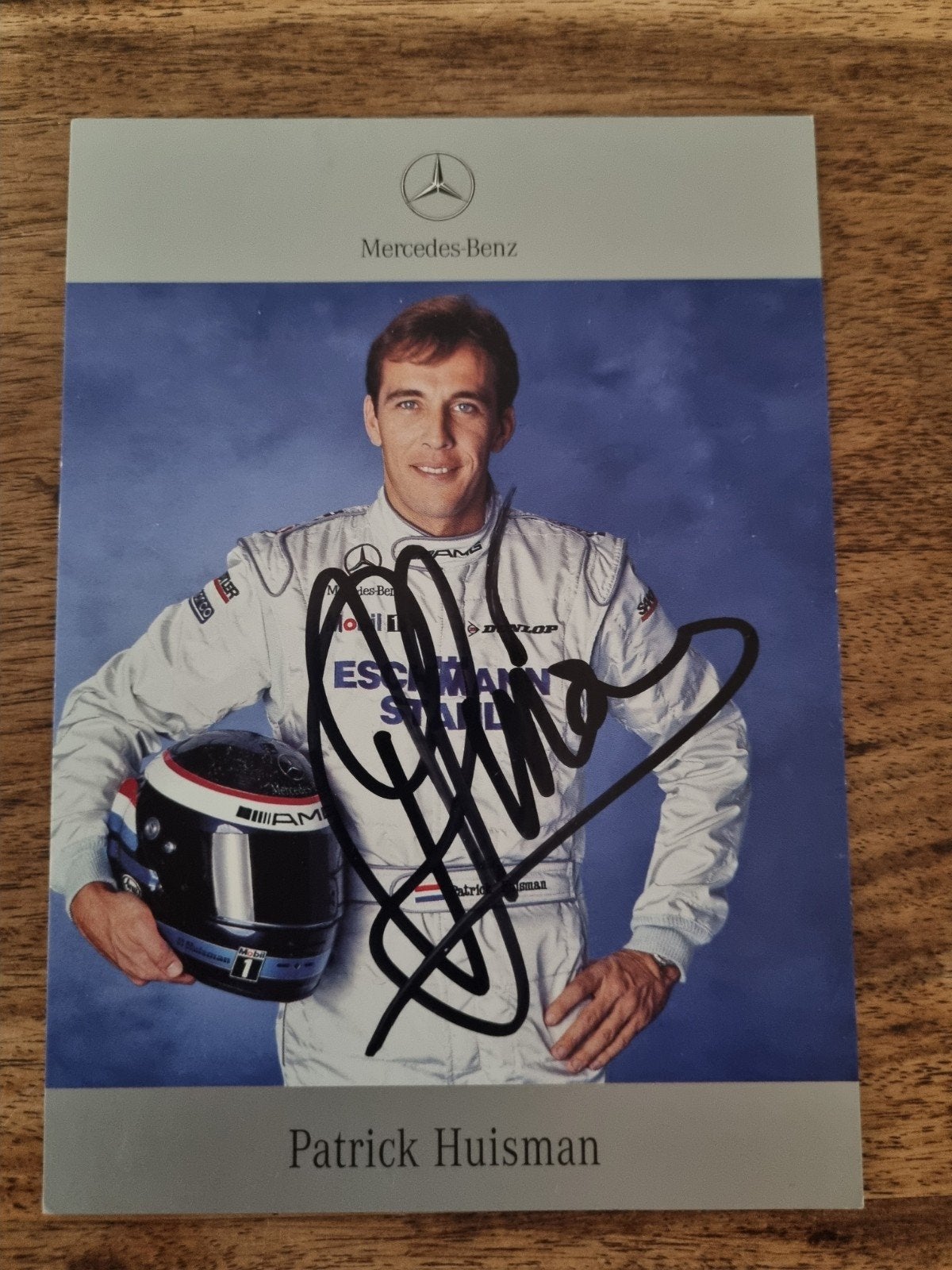 Gesigneerde foto Patrick Huisman - DTM 2001, Ophalen of Verzenden, Nieuw, Auto's