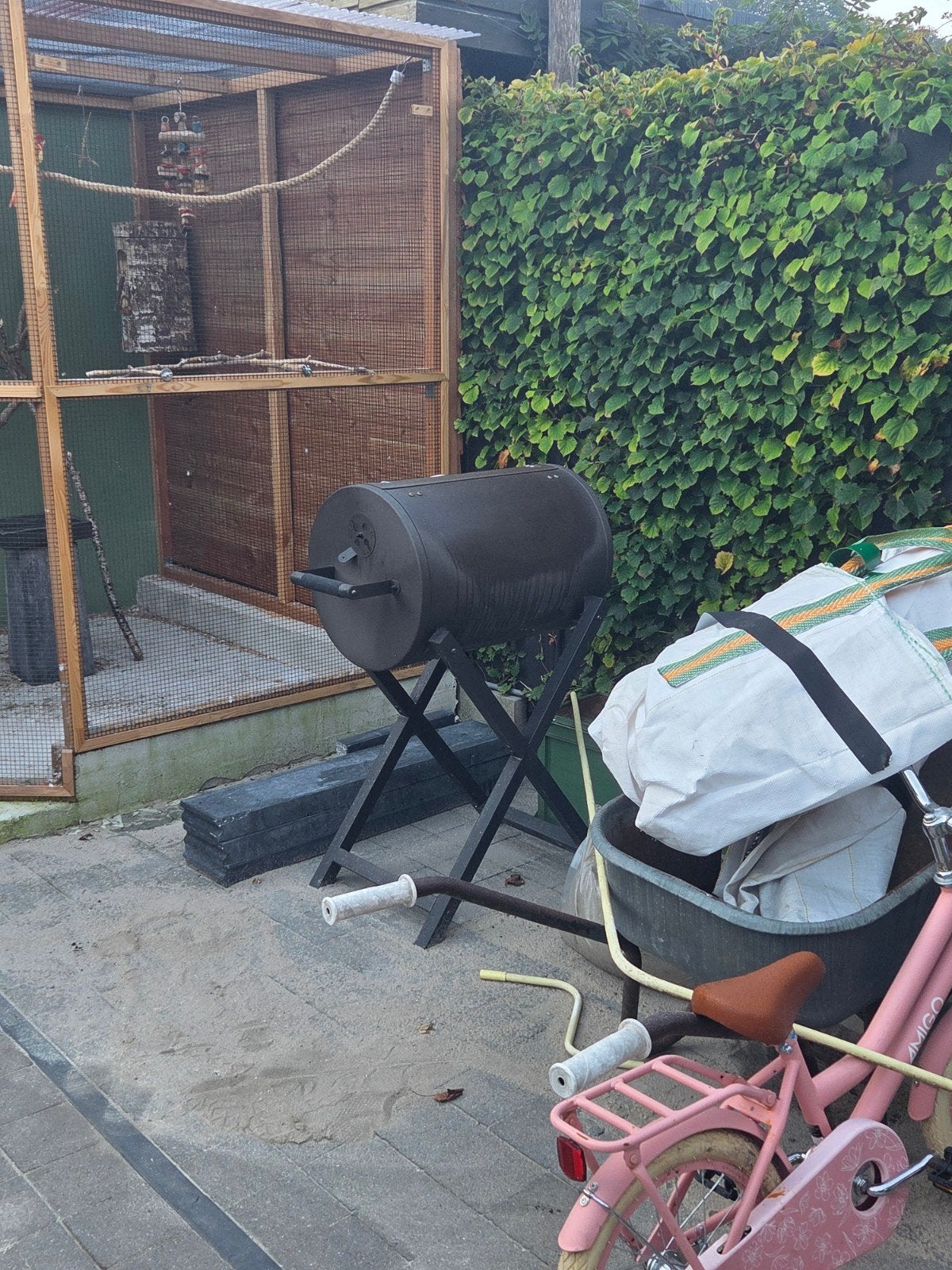 Oud ijzer barbeque, Ophalen, Gebruikt, Boretti