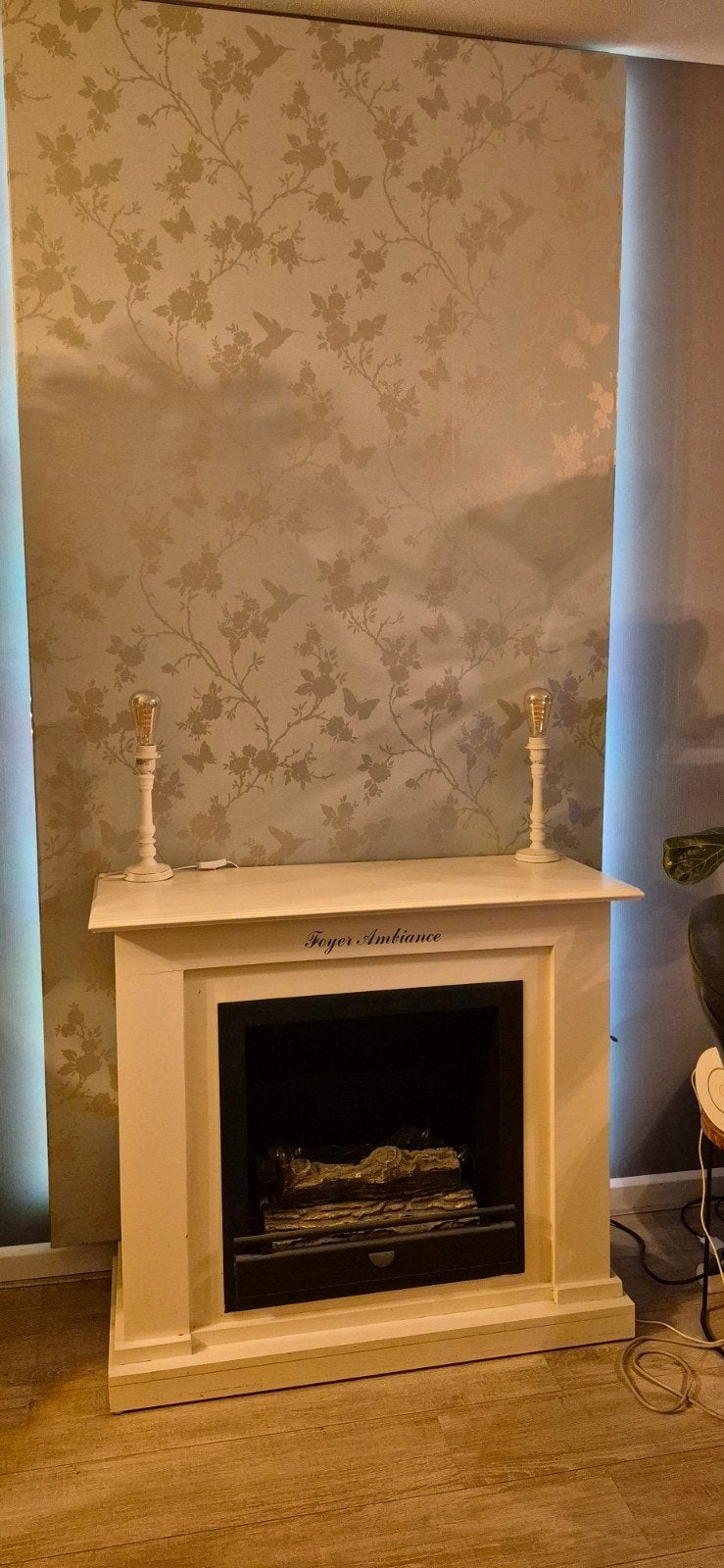 Decoratieve schouw sfeer haard, Ophalen, Hout, Gebruikt, Klassiek