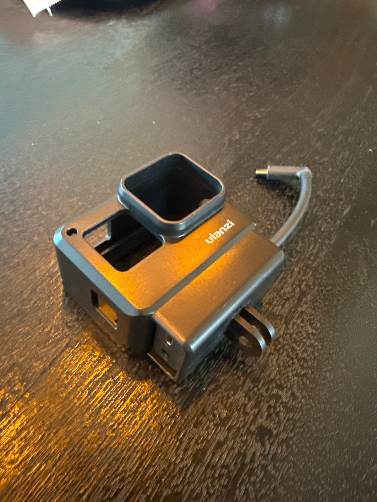 GoPro Ulanzi case met microfoonadapter, Ophalen of Verzenden, Zo goed als nieuw, GoPro