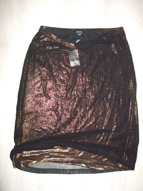 nw zwarte rok tule goudkleurige voering mt L Esprit € 16,00, Zwart, Maat 42/44 (L), Nieuw, Ophalen of Verzenden