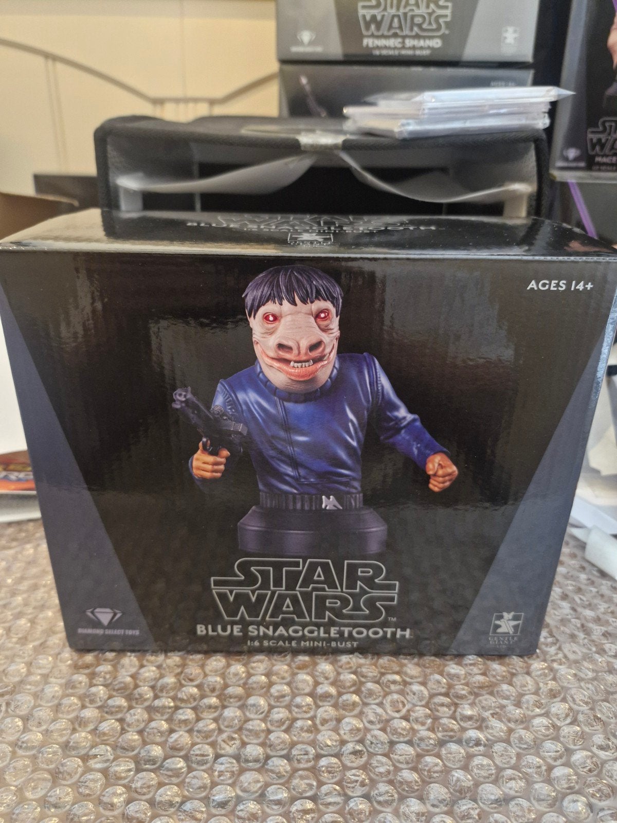 Star wars blue snaggletooth limited edition van 2000, Verzenden, Zo goed als nieuw, Actiefiguurtje