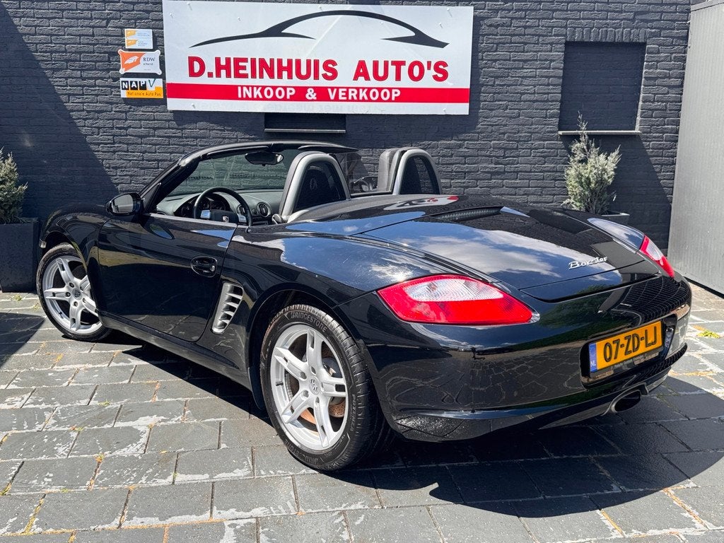Porsche Boxster 2.7 |ORG NL AUTO|111.602KM N.A.P., Auto's, Achterwielaandrijving, Zwart, Zwart, Bedrijf