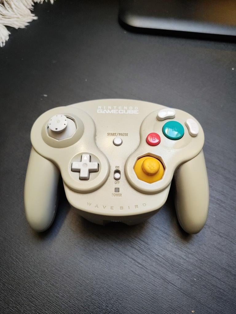 Nintendo GameCube WaveBird Draadloze Controller, Spelcomputers en Games, Games | Nintendo GameCube, 1 speler, Ophalen of Verzenden