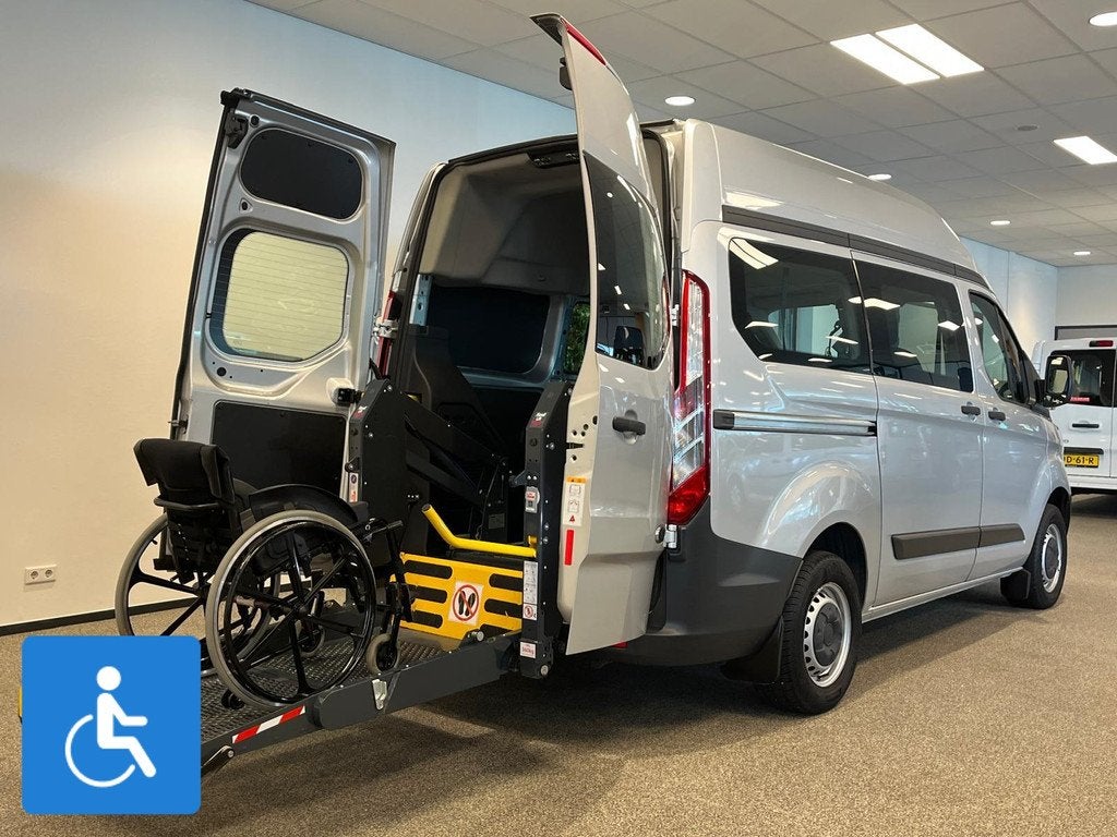 Ford Transit Custom L1H2 Rolstoelbus, Auto's, 12 maanden, Stof, 4 cilinders, Bedrijf
