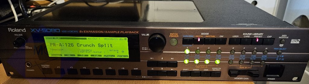 Roland XV-5080 128-Voice Synthesizer Module, Ophalen of Verzenden, Gebruikt, Roland