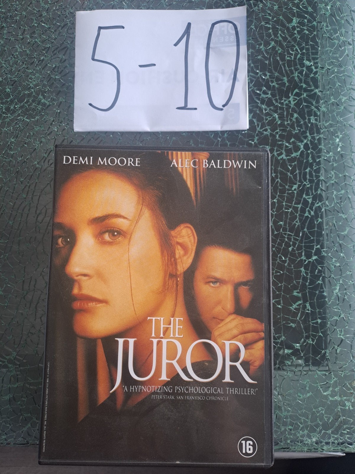 The Juror DVD - Psychologische Thriller met Demi Moore, Vanaf 16 jaar, Ophalen of Verzenden, Gebruikt, Psychologische thriller