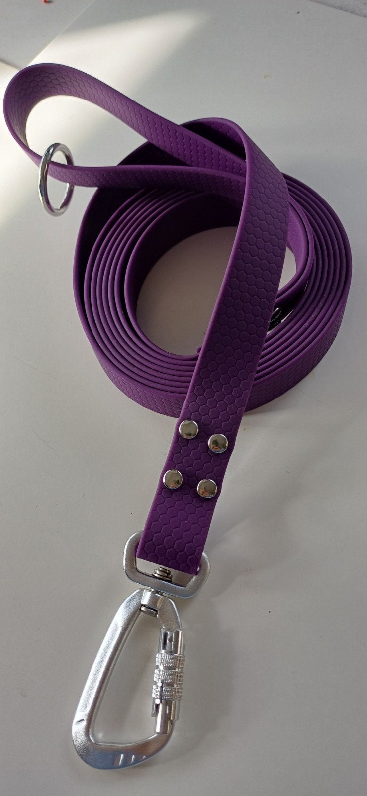 Hondenriem veiligheidshaak 3m paars anti-slip waterproof, Hasselt, Info@4kyon.com, Nieuw, Ophalen of Verzenden