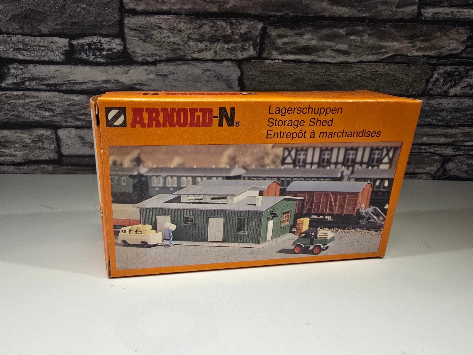 arnold bagageloods N spoor trein 1:160, Hobby en Vrije tijd, Modeltreinen | N-Spoor, Arnold, Nieuw, Ophalen of Verzenden, Gelijkstroom