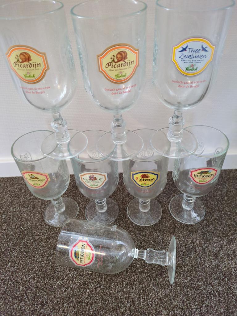 Grolsch Speciaalbier Glazen Collectie - 78Stuks, Ophalen of Verzenden, Zo goed als nieuw, Glas of Glazen, Grolsch