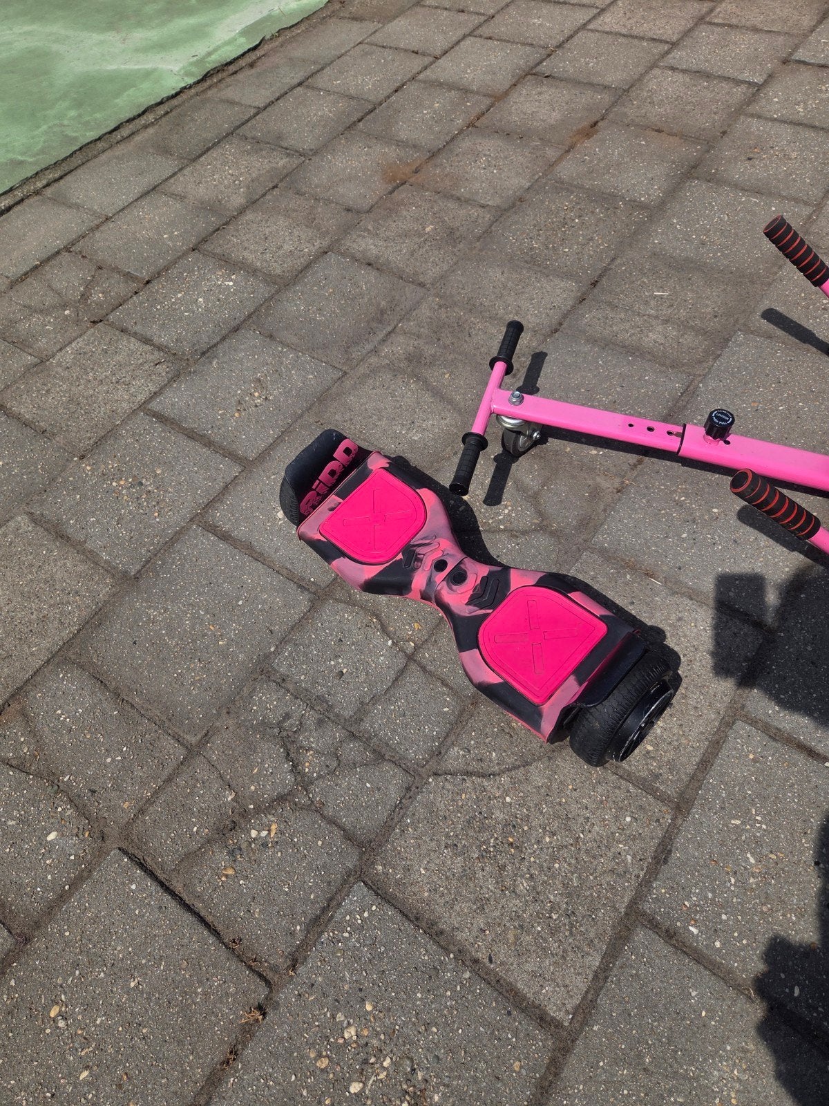 Roze Hoverboard met Kart, Ophalen, Gebruikt, Elektrische step (E-scooter), Onbekend