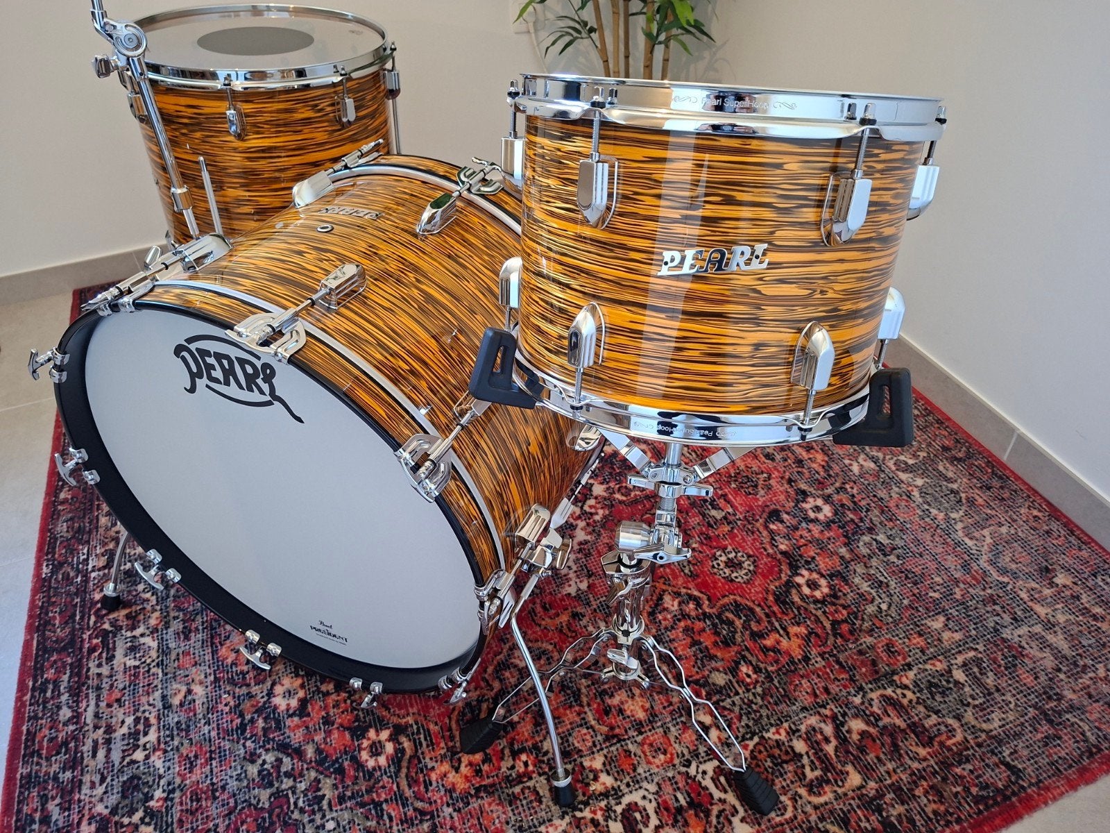 Pearl President Deluxe shell set in nieuwstaat!, Ophalen, Zo goed als nieuw, Pearl