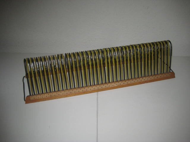 Platenrekje Singles rekje Vintage voor 75 singles jaren '60, Verzamelen, Retro, Ophalen of Verzenden, Huis en Inrichting