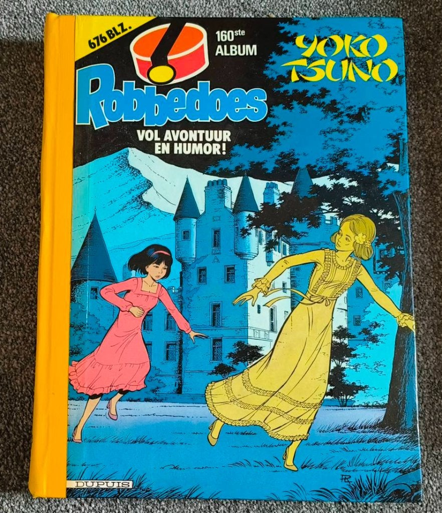 Ingebonden Robbedoes nr.160 1982., Gelezen, Robert Velter, Eén stripboek, Ophalen of Verzenden