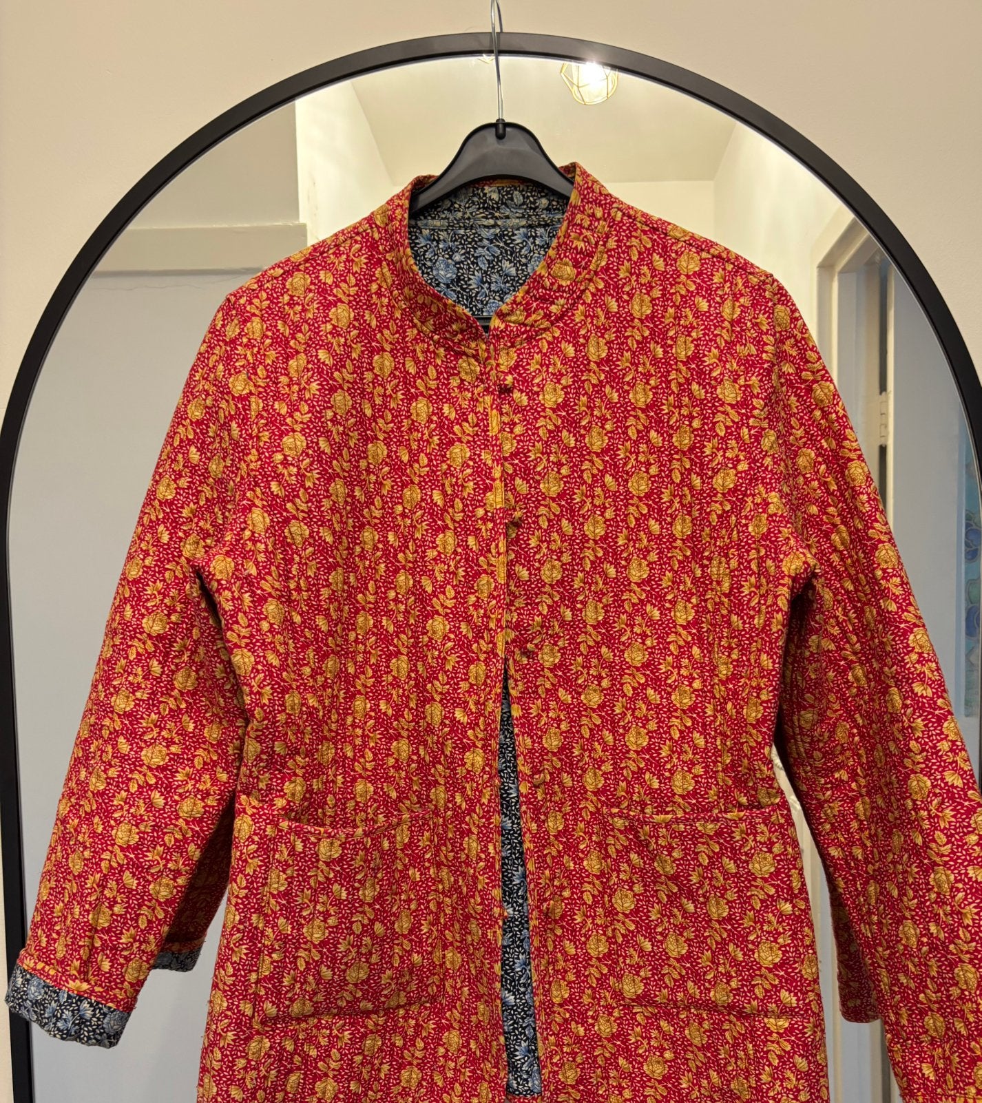 Purdey quilted summer jacket, Ophalen of Verzenden, Zo goed als nieuw, Maat 42/44 (L), Rood