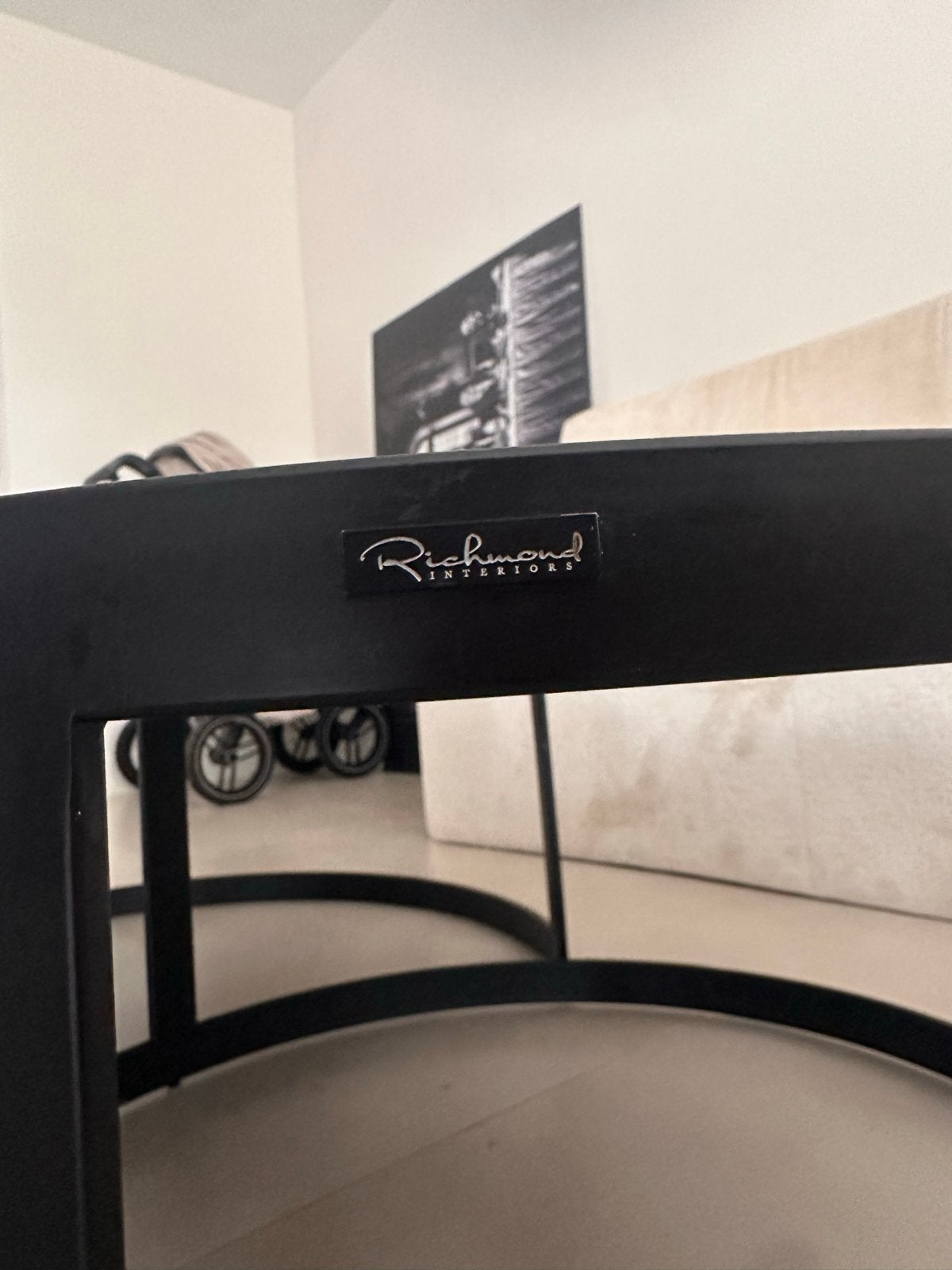 Richmond Interiors Salontafel Set Zwart Rond, Rond, Zo goed als nieuw, 5 – 50, Overige houtsoorten
