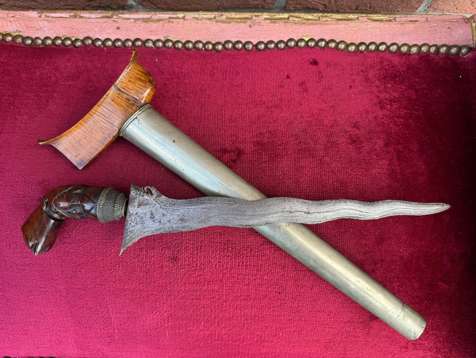 zeer fraaie Antieke Indonesische Kris/ keris, Ophalen of Verzenden, Overige soorten, Azië, Mes of Dolk
