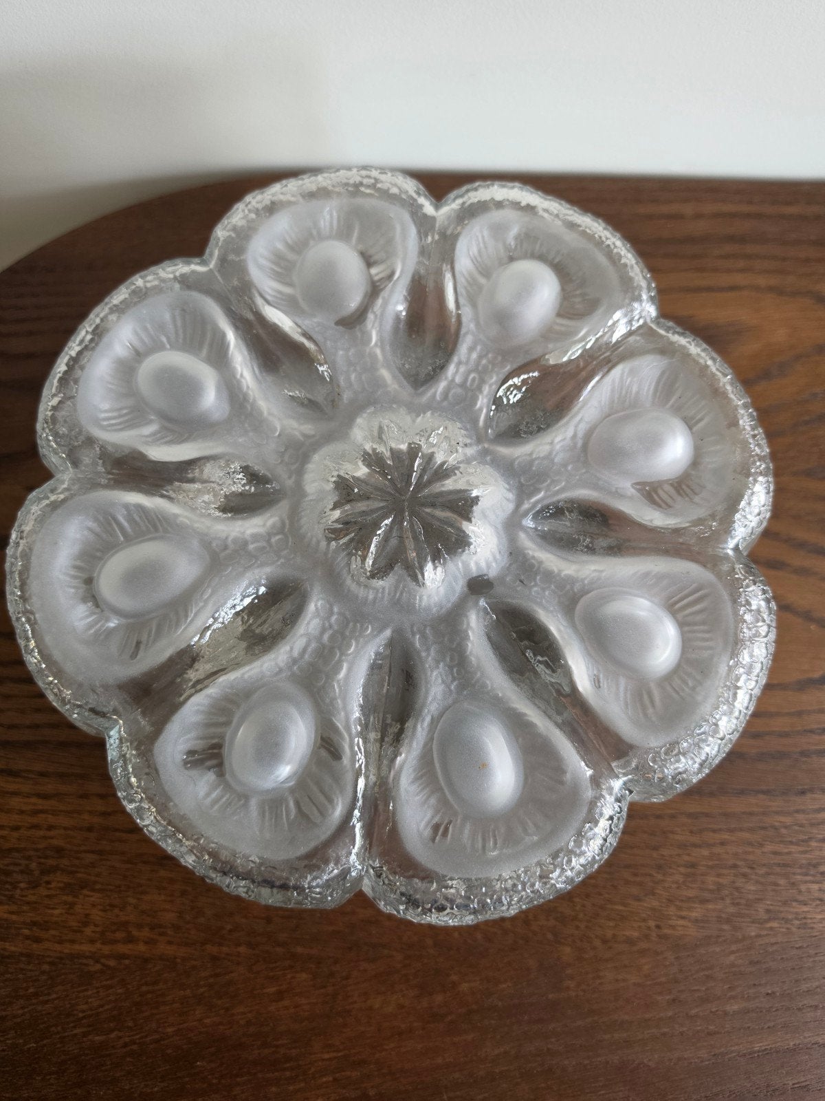 Bubbel glas wandlamp plafonnière vintage jaren 60/70, Ophalen of Verzenden, Zo goed als nieuw, Glas, Mid centry