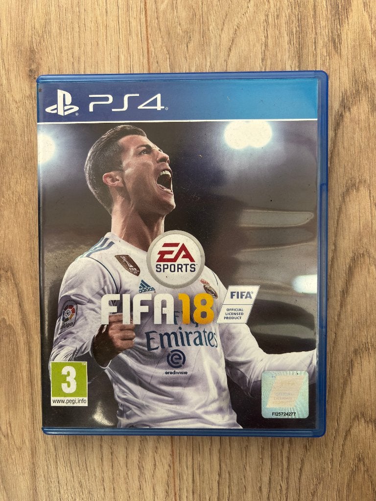 FIFA 18 – PlayStation 4 (PS4 / PS5) | Met Cristiano Ronaldo, Ophalen of Verzenden, Zo goed als nieuw, Eén computer, Sport