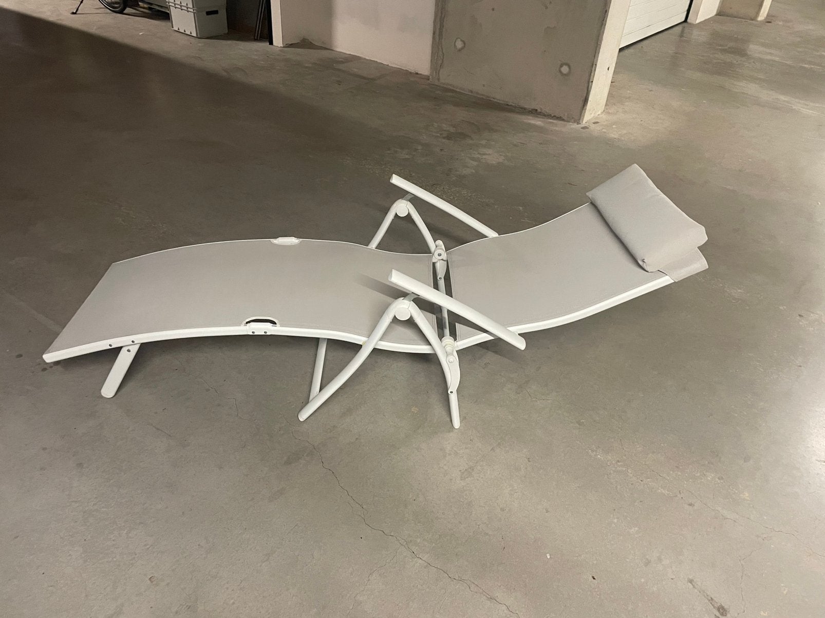 Lounge ligbed van Kees Smit, Ophalen of Verzenden, Zo goed als nieuw, Aluminium, Verstelbaar