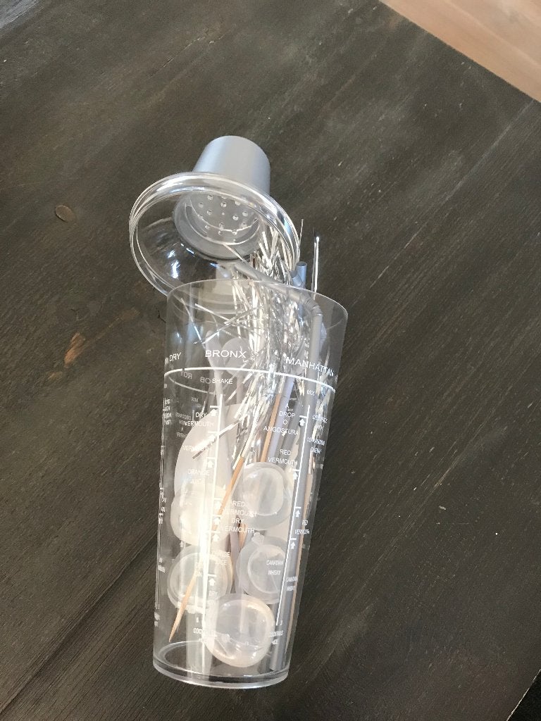 Cocktail shaker, Ophalen, Nieuw