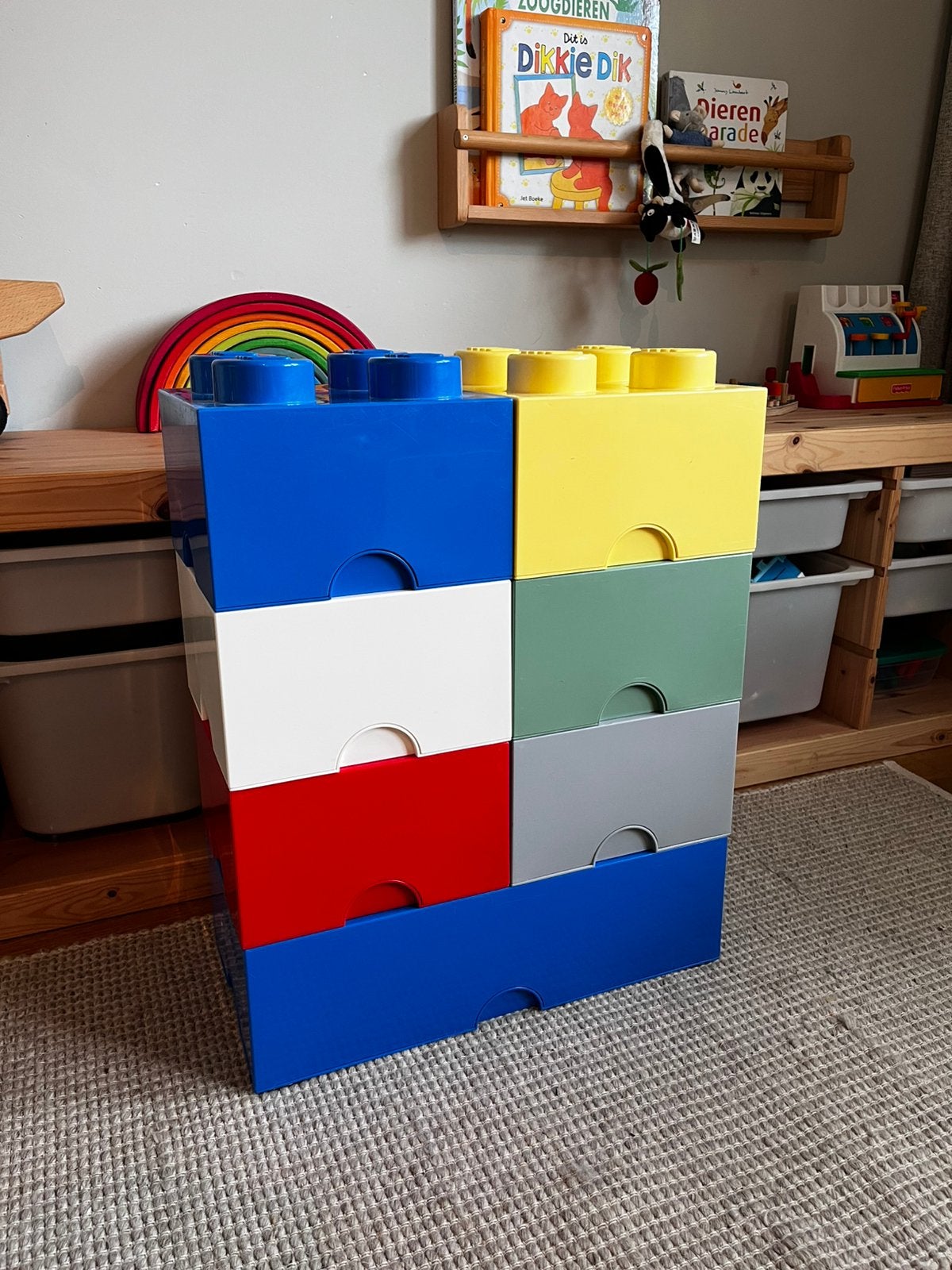 LEGO opbergsysteem opbergboxen, Ophalen, Zo goed als nieuw, Accessoire, Lego