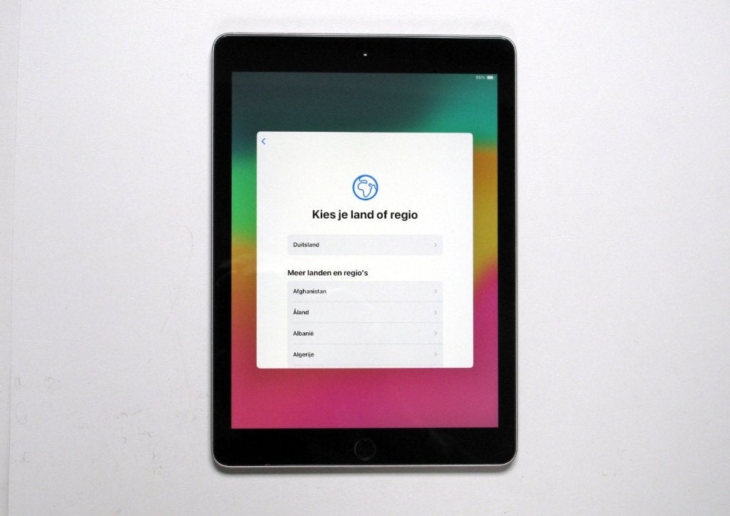 iPad 6, 128 GB, WiFi, 9.7 inch, Space Gray, Lader, A1893, 10 inch, Apple iPad, Ophalen of Verzenden, Zo goed als nieuw