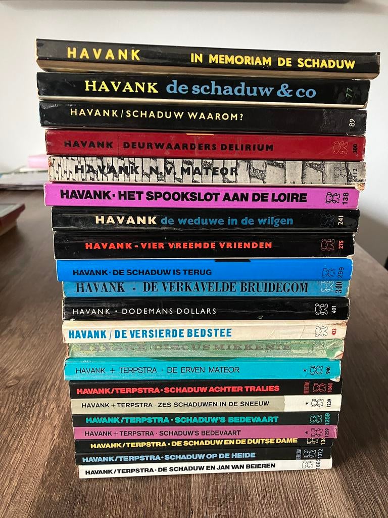 Havank serie, Ophalen, Gelezen