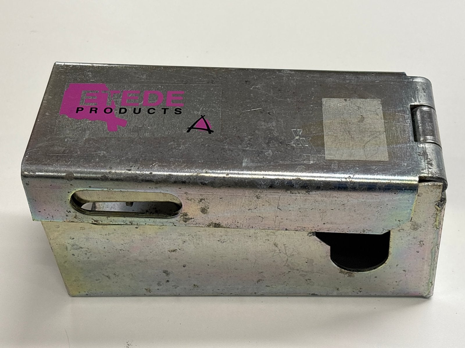 Robuuste metalen disselslot met ABUS Diskus slot, Ophalen, Gebruikt