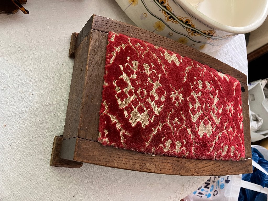 Oud voetenbankje, Ophalen of Verzenden
