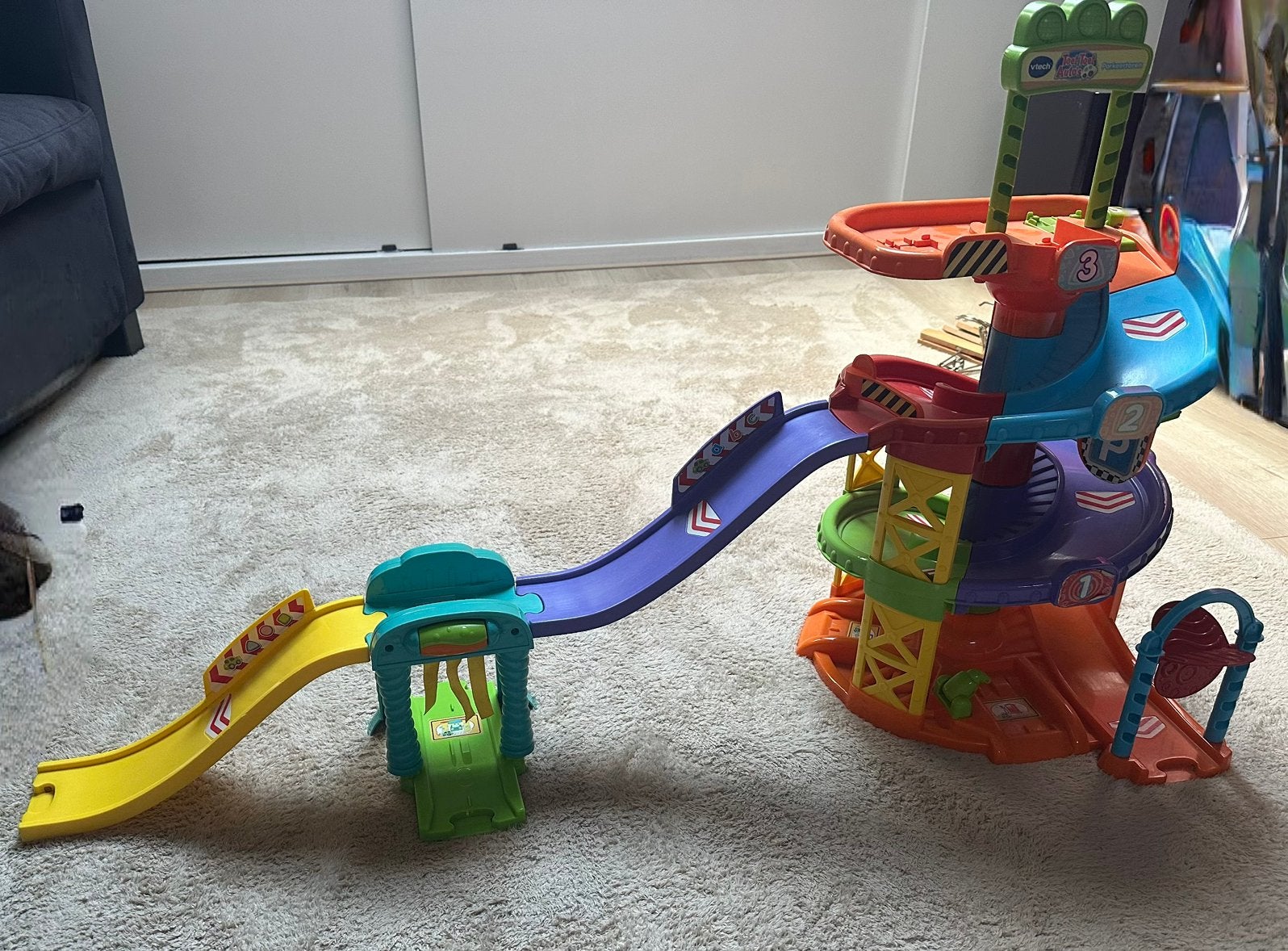 Garage toet toet autobaan, Kinderen en Baby's, Ophalen of Verzenden, Zo goed als nieuw