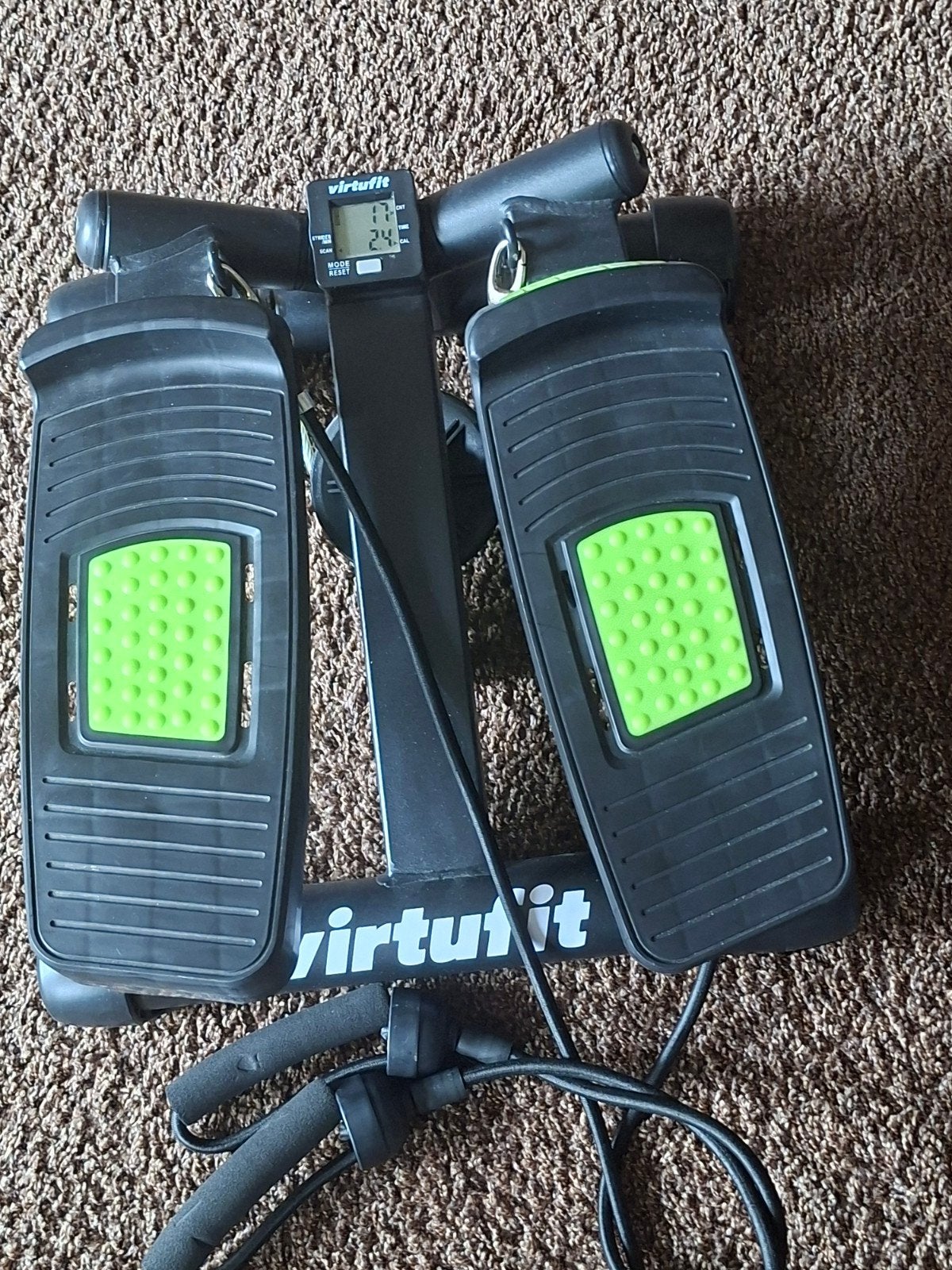 VirtuFit Mini Stepper met Trainingselastieken, Ophalen, Zo goed als nieuw, Buik, Overige typen