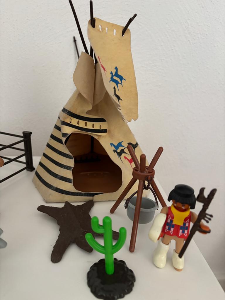 Playmobil indianen set, Ophalen of Verzenden, Gebruikt