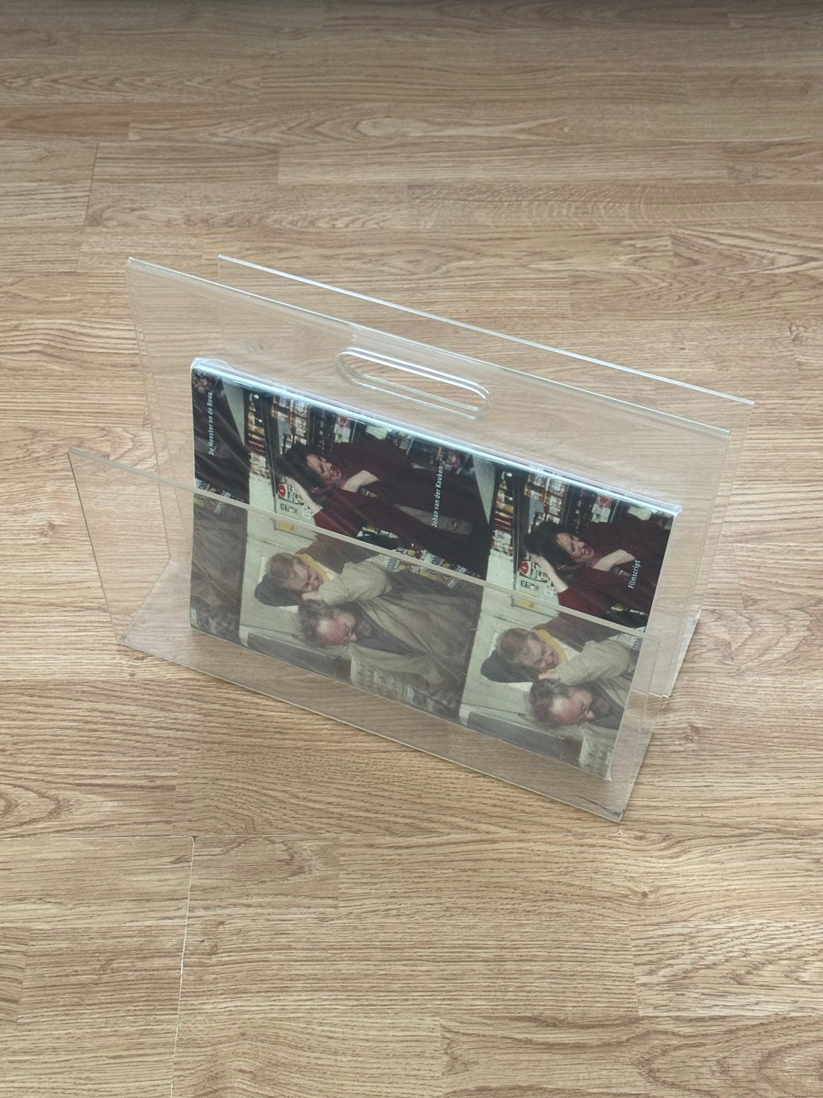 Vintage Plexiglas Lectuurbak - Modern Design, Huis en Inrichting, Woonaccessoires | Krantenbakken en Lectuurbakken, Gebruikt, Modern