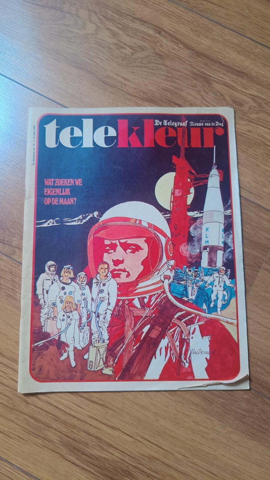 extra editie van de Telegraaf van de eerste maanlanding 1969, Ophalen, 1960 tot 1980, Tijdschrift