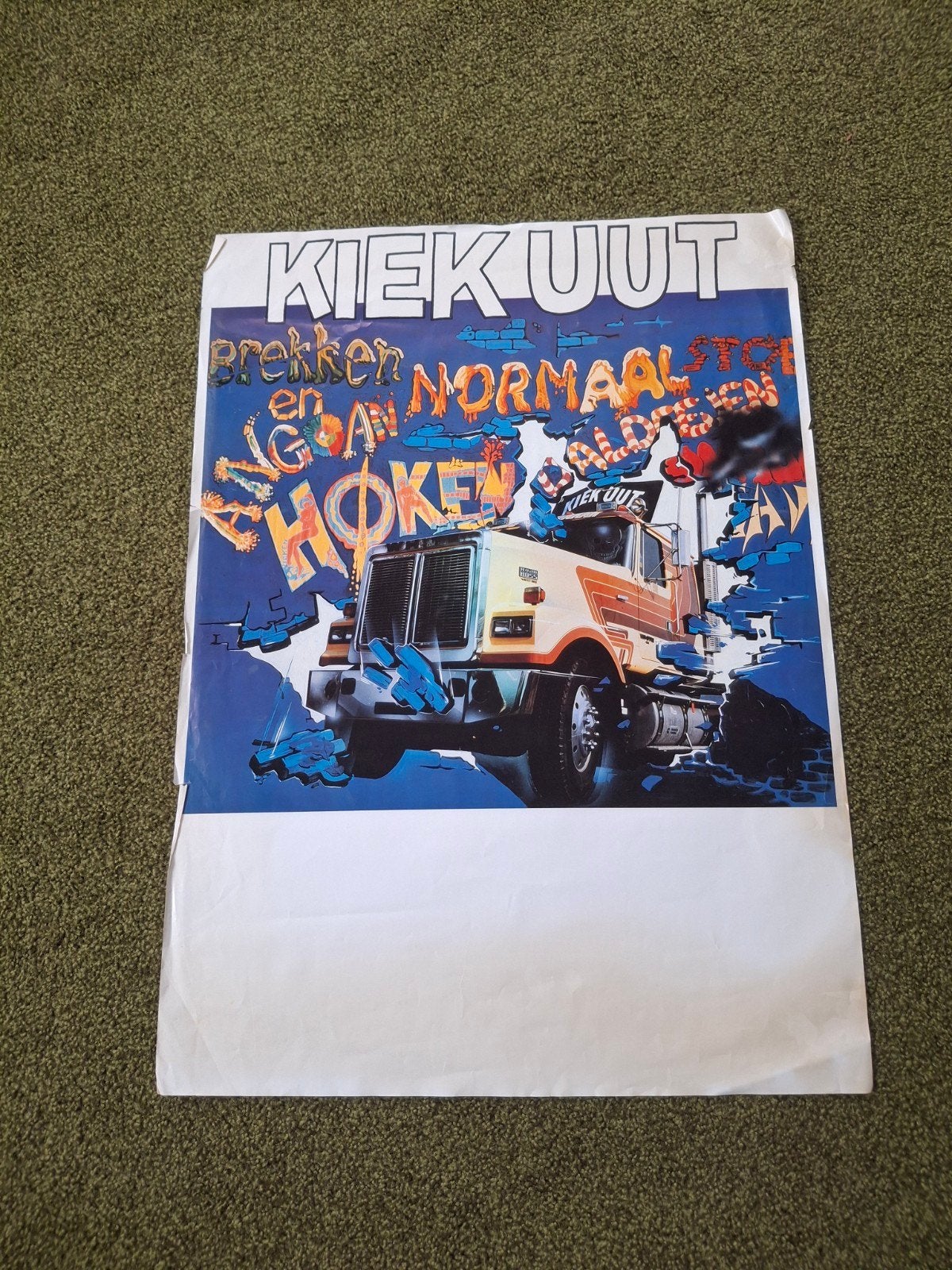 Aanplakbiljet Normaal, Ophalen of Verzenden, Zo goed als nieuw
