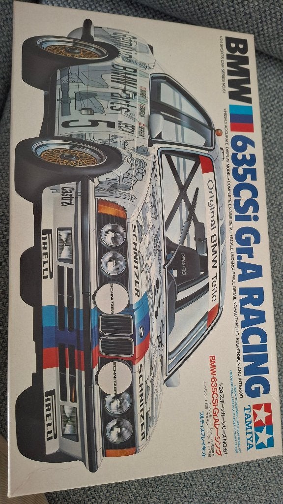 Tamiya BMW 635CSi GT.A Racing modelbouwkit, Auto, 1:32 tot 1:50, Ophalen of Verzenden, Zo goed als nieuw