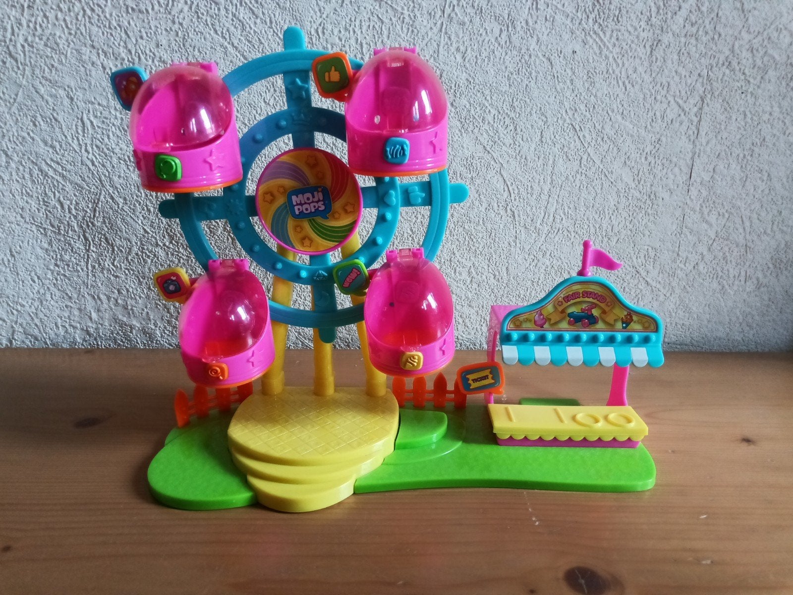 Moji Pops Kermis Speelset met Reuzenrad en Poppetjes, Ophalen of Verzenden, Jongen of Meisje